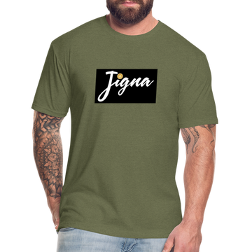 Fitted Jigna T-Shirt - heather military green